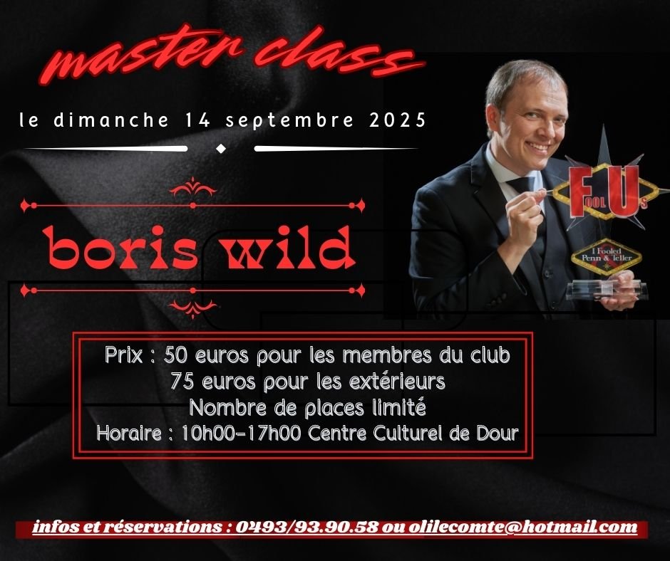master class boris wild